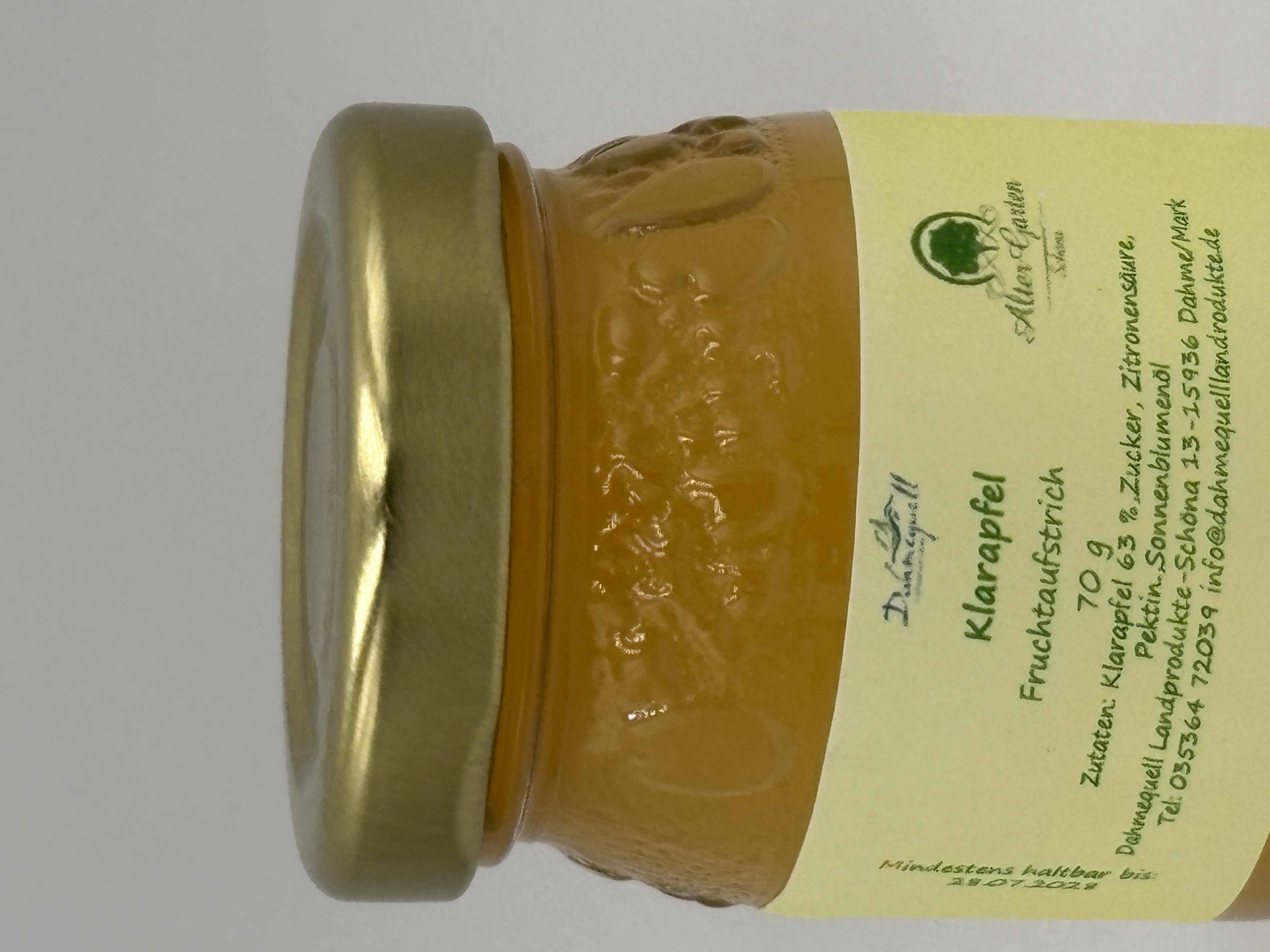 Fruchtaufstrich Klarapfel 70 g