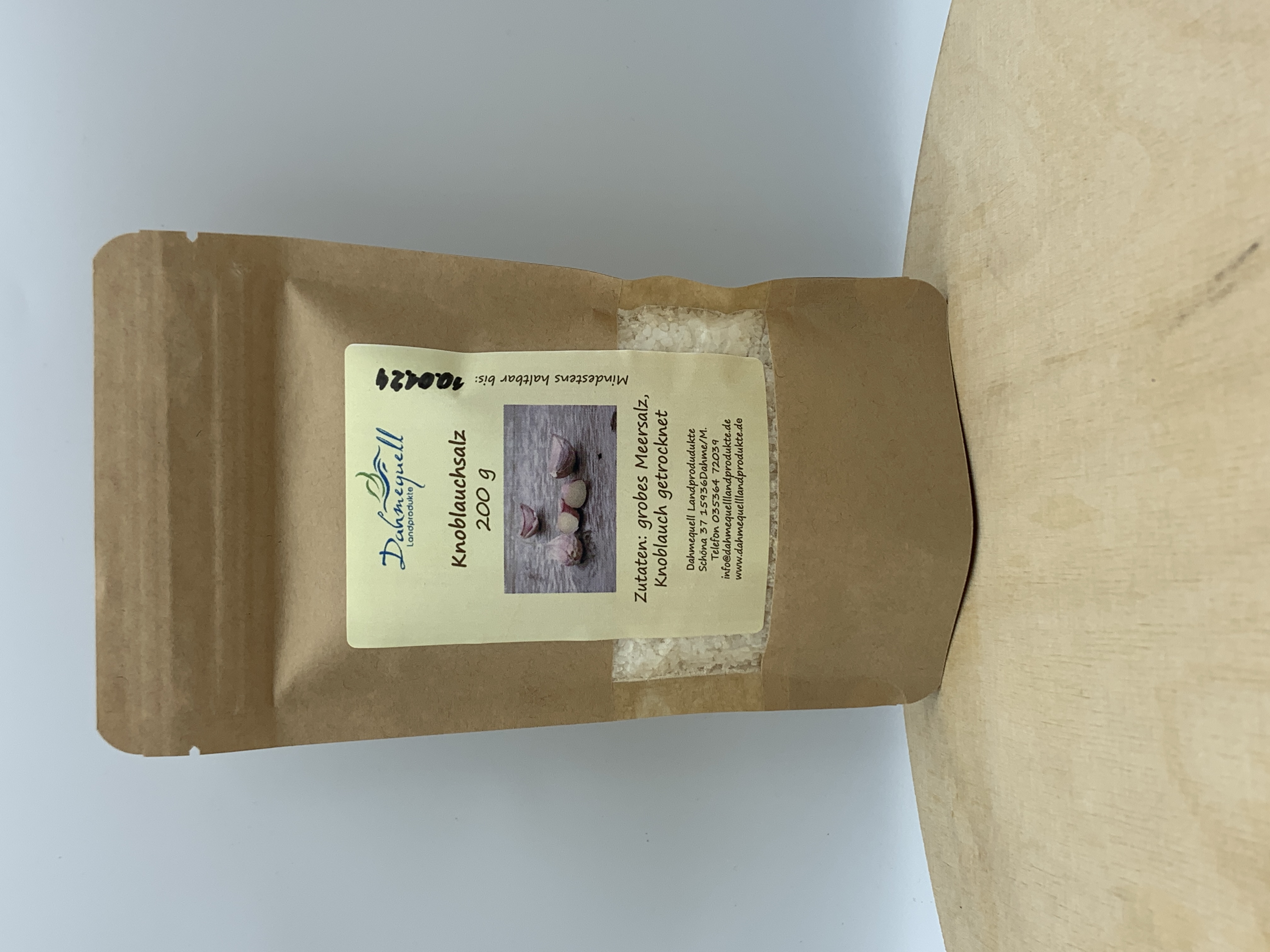 Knoblauchsalz Nachfüllpack 200g