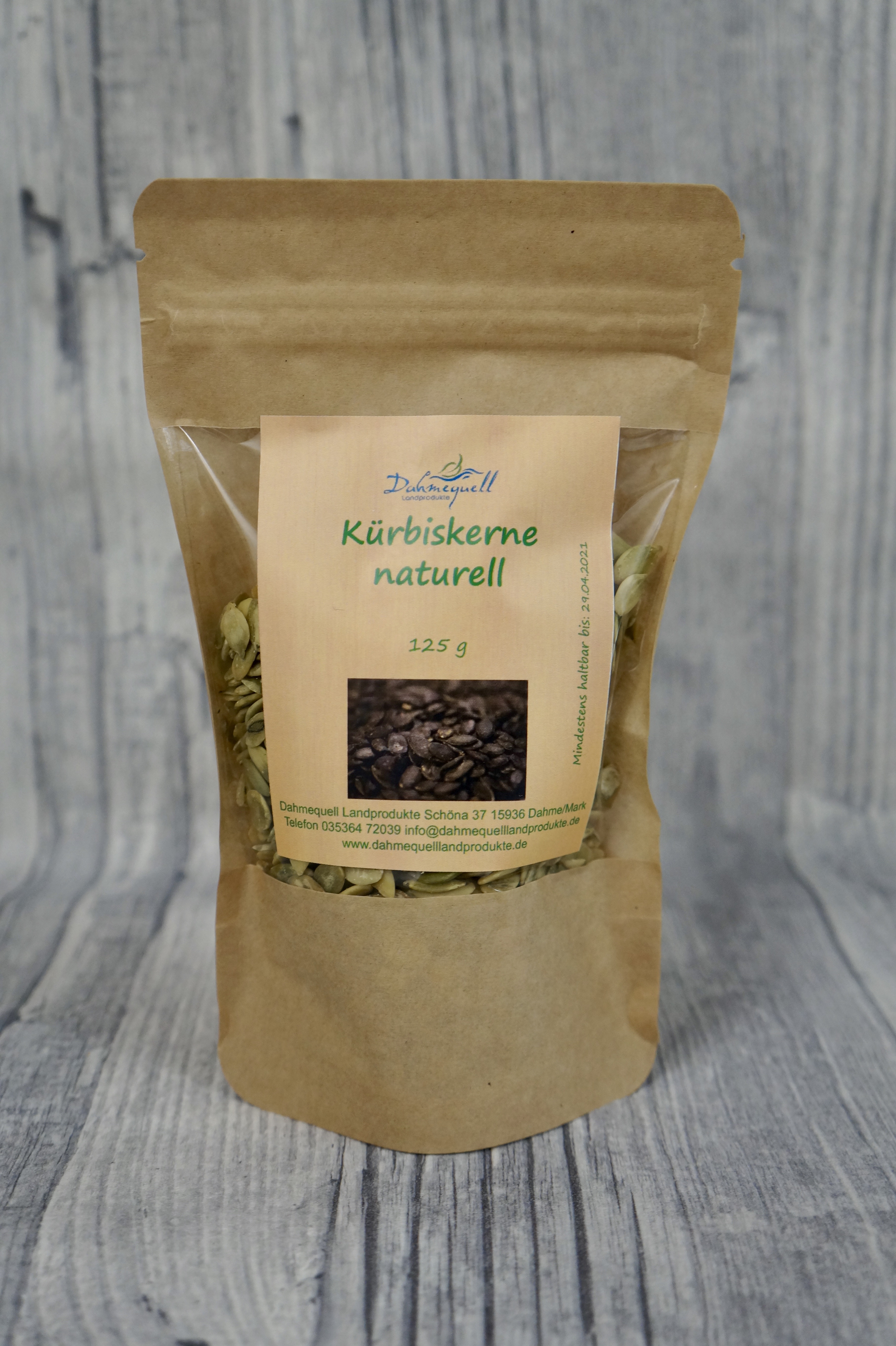 Kürbiskerne naturell 125 g