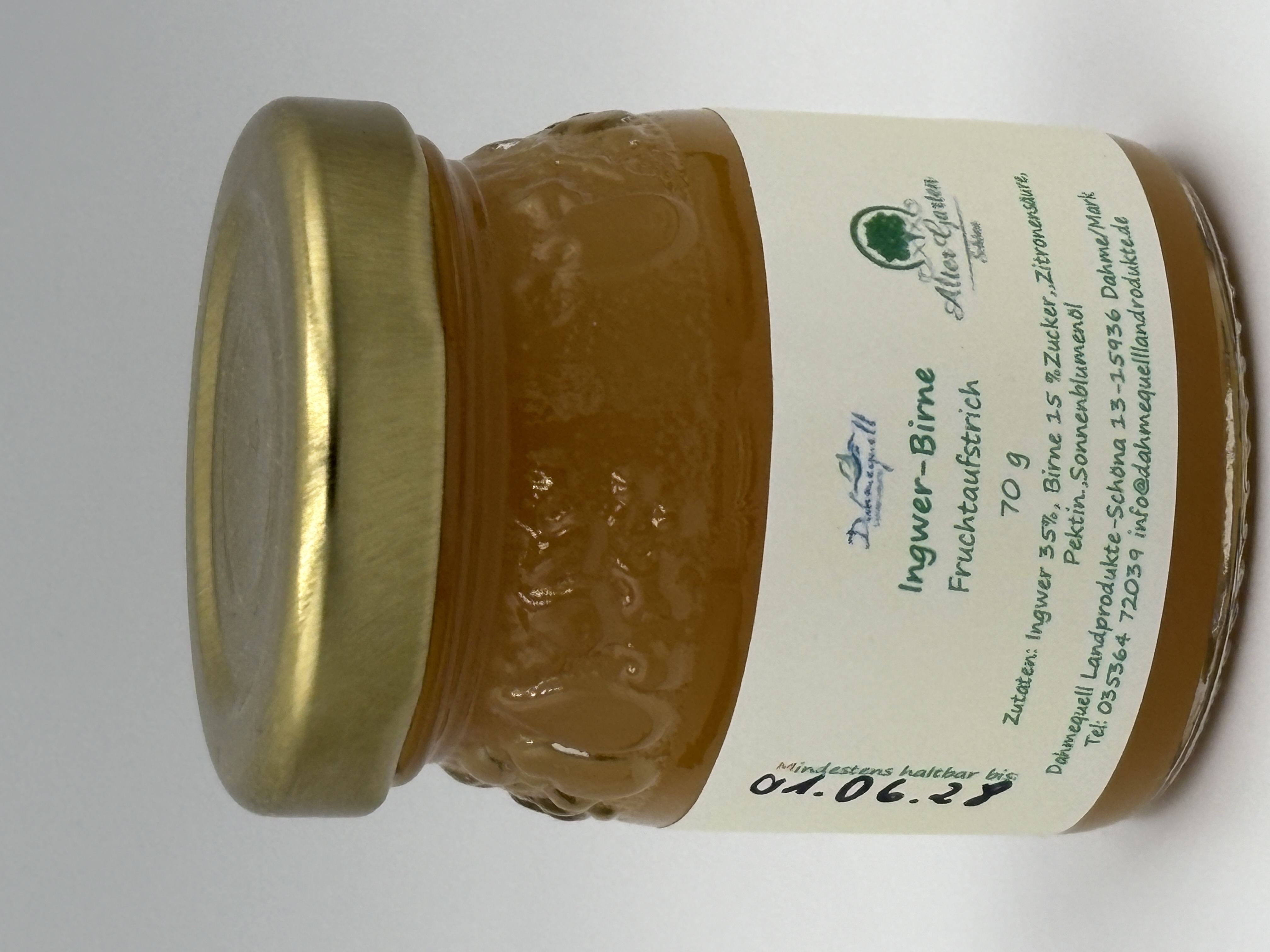 Fruchtaufstrich Ingwer-Birne 70g