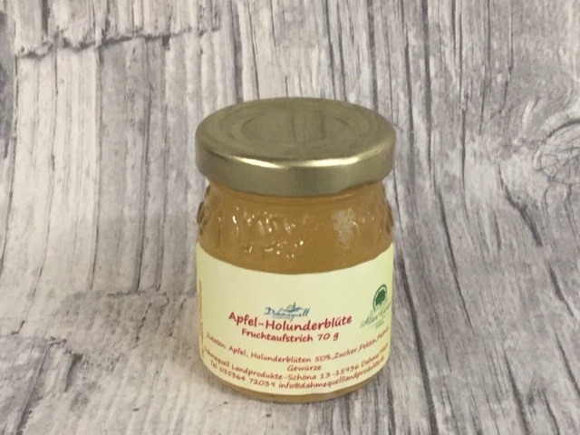 Holunderblüte mit Apfel Fruchtaufstrich 70 g