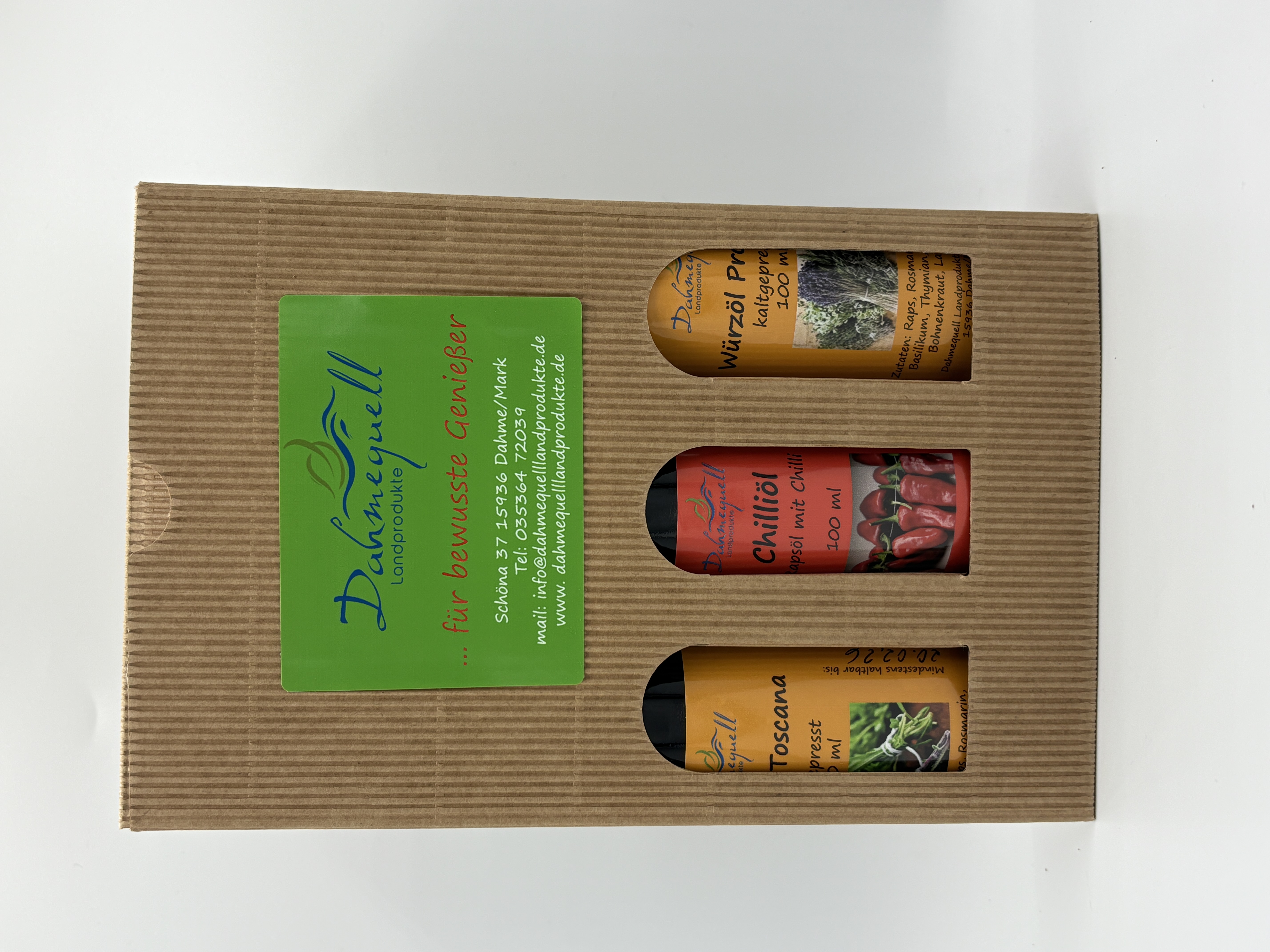 Genußpaket Würzöle je 100 ml