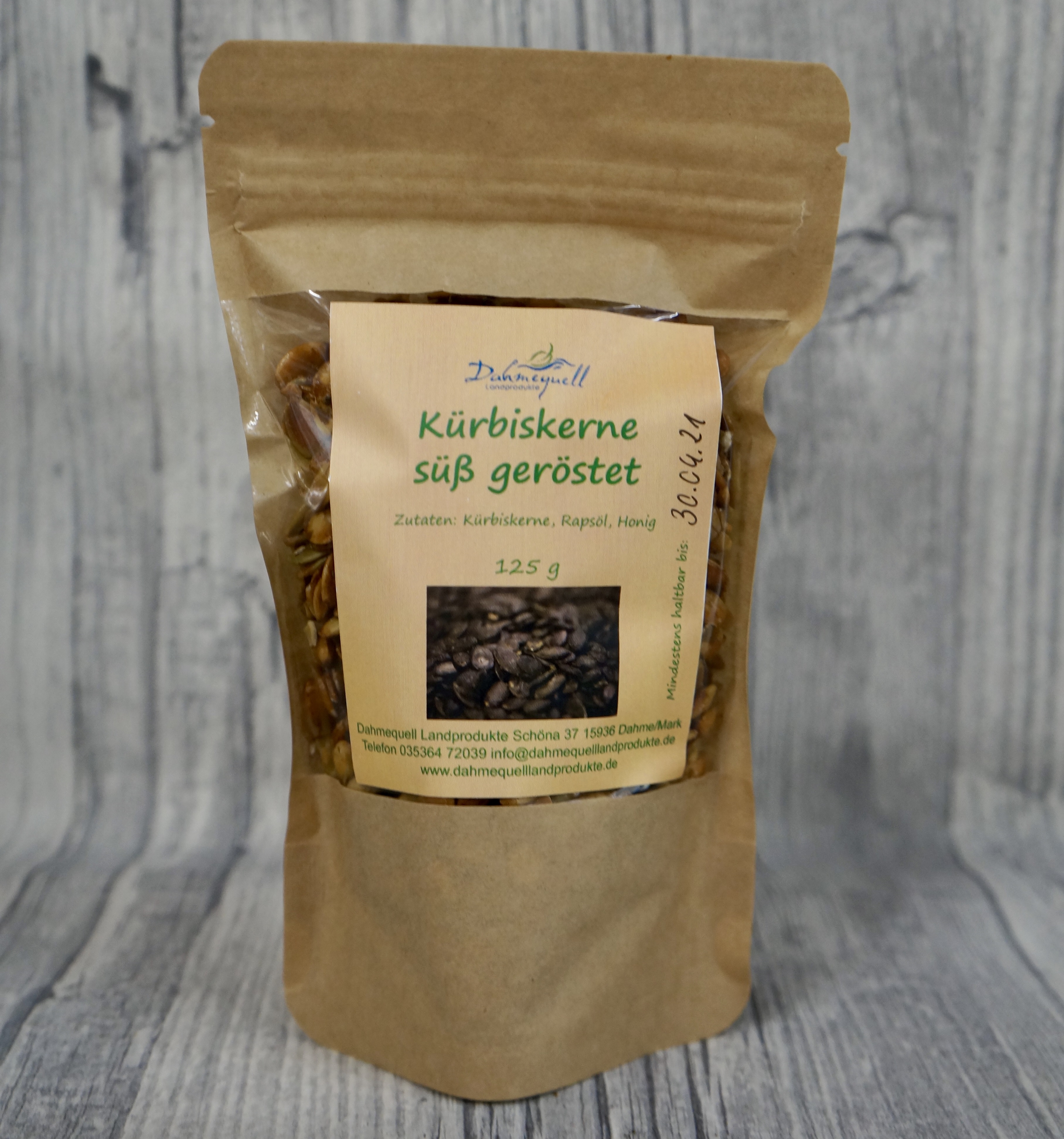 Kürbiskerne süß geröstet 125 g