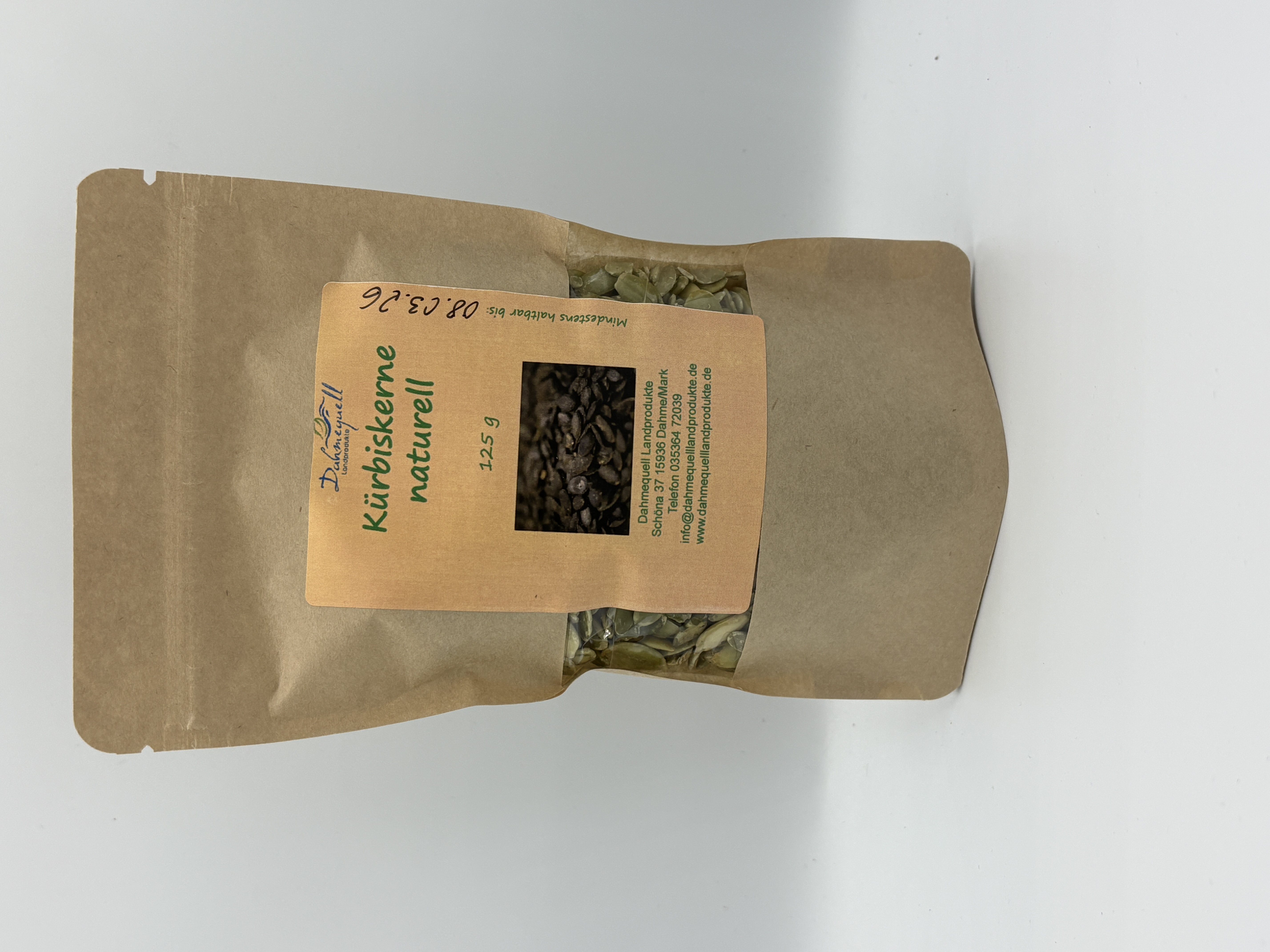 Kürbiskerne naturell 125 g